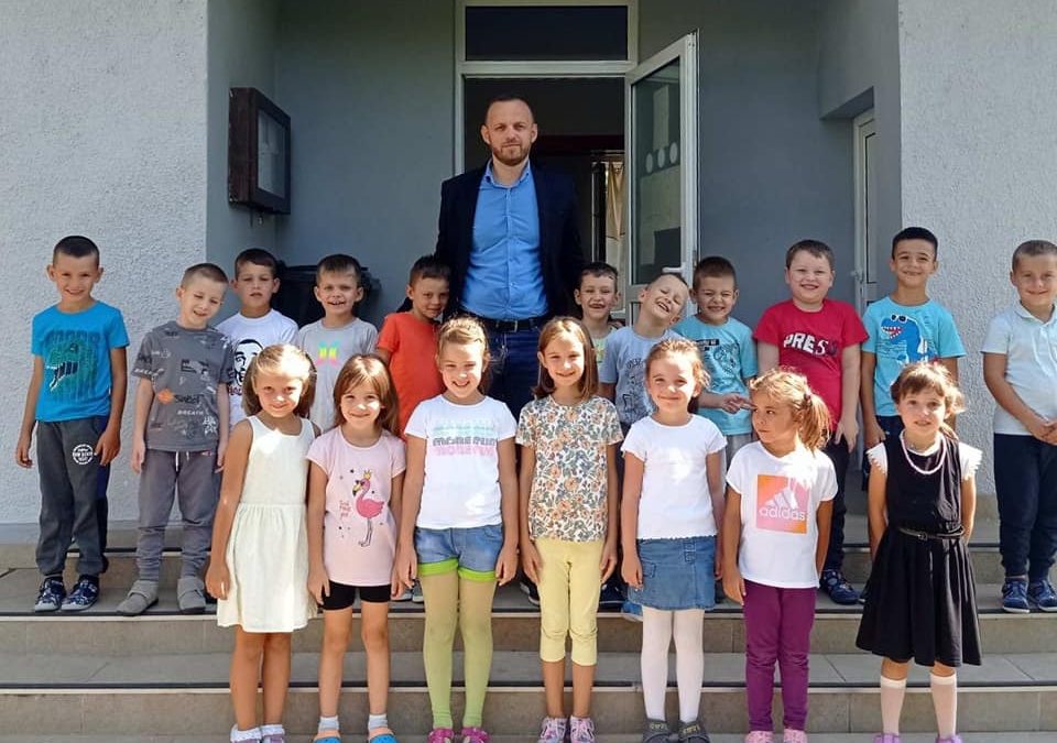 Посјета директора ученицима првог разреда