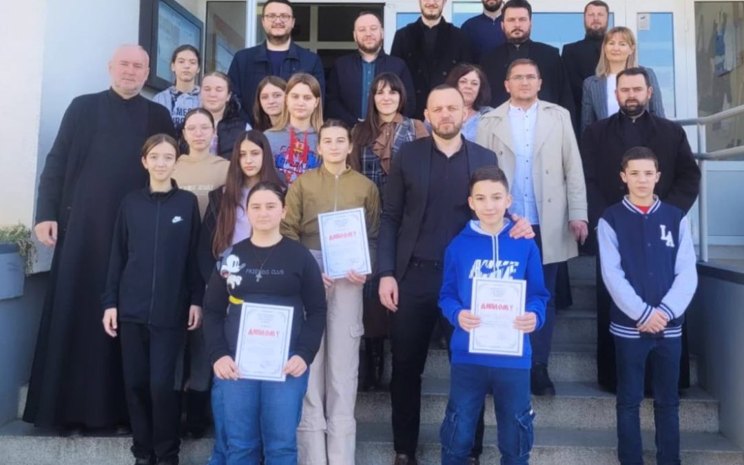 Општинско такмичење из Православне вјеронауке одржано је у просторијама наше школе.